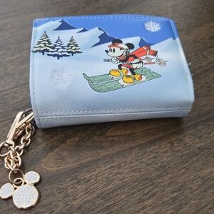 Disney Blue Mickey Mouse Ski Wallet